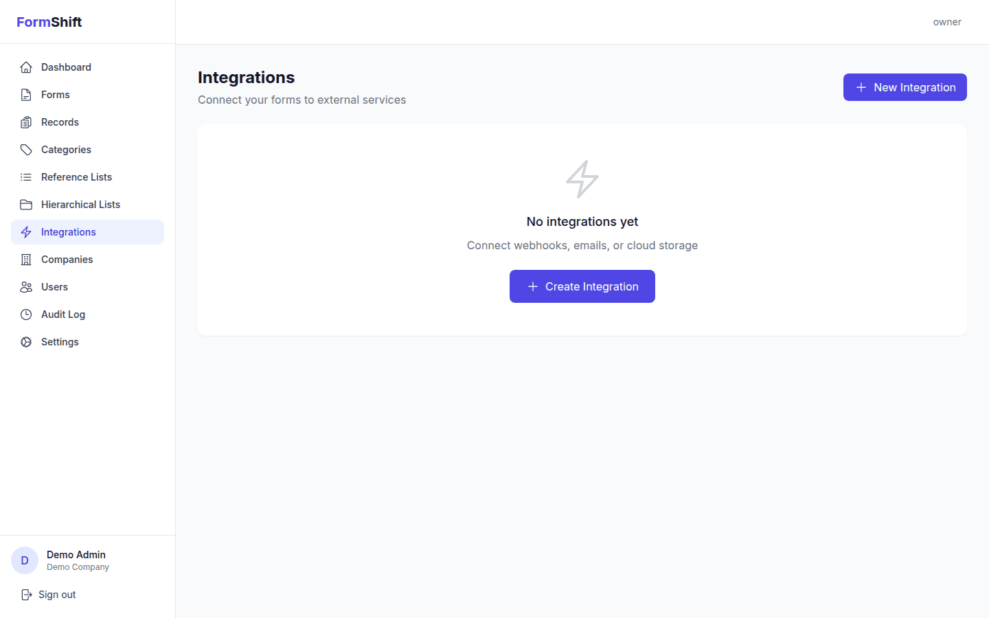FormShift Integrations